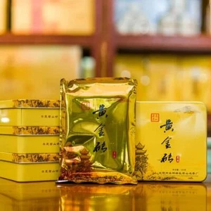 Yellow tea jun shan Compressed tea Press tea tightly 180g Chinese Brick Tea - Picture 1 of 5