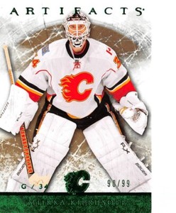 2012-13 Artifacts Emerald #117 Miikka Kiprusoff /99