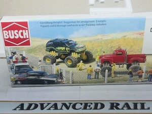 INDUSTRIAL STYLE CHAIN LINK FENCE w/ GATES - 39 inches HO Scale PLASTIC KIT NEW - Picture 1 of 4