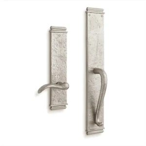New England Dummy Entrance Door set -Left Hand - Satin Nickel - Picture 1 of 3