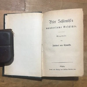 Opere di Chamisso in due volumi: poesie - Peter Schlemihl - Adalbert. Un libro! - Foto 1 di 4