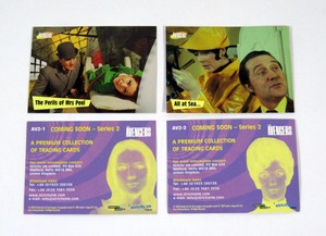 2005 Strictly Ink The Avengers Definitive Series 2 Promo Card Set (2) Nm/Mt