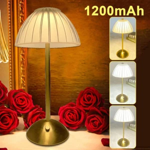 Cordless Lamp USB Rechargeable Table Lamp LED Dimmable Lamp Night Light Decor UK - Picture 1 of 27