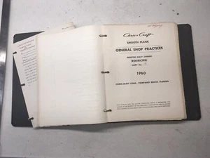 CHRIS CRAFT BOOK MANUAL BOAT GSP #9 SPECS INFO 1960 ENGINEERING MEMOS SHOP 1/1 - Bild 1 von 12