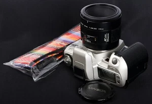 Minolta Alpha Sweet AF 35mm Film SLR c/w Minolta AF Macro 50mm f/2.8 Lens Kit - Picture 1 of 10