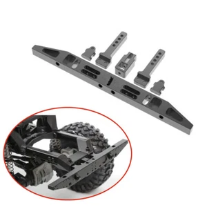 Aluminum Rear Winch Bumper for 1/10 RC Crawler TRX-4 Truck Black - Picture 1 of 6
