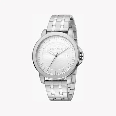 Esprit Men's Silver Stainless Steel Watch, Silver Dial | ES1G160M0055 - Image 1 of 4