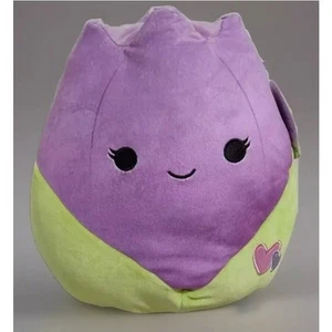 NWT SQUISHMALLOW Tulip Jackie Purple 11 in Plush Toy Valentines Day - Picture 1 of 3