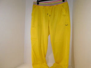 Women’s Ava Therese Colorful Waist Band Size Large Jogger Bottom Scrub Pants - Picture 1 of 8