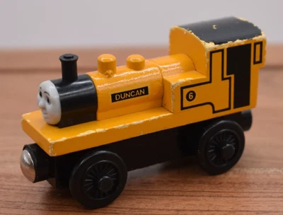 Duncan 6 Thomas the Train Tank Engine Wooden Railway Friends Vintage 2003 - Image 1 of 4