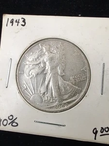 1943 WALIKING LIBERTY Half Dollar - Beautiful Example - Picture 1 of 6
