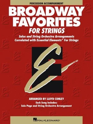 Essential Elements Broadway Favorites for Strings - Percussion Accompaniment Ess - Image 1 of 4