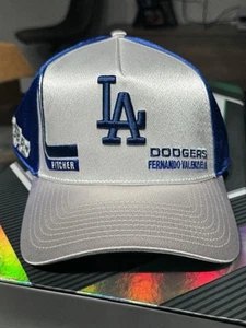 Fernando Valenzuela Mitchell Ness Topps Lids Hat Player Chase Series Dodgers DS - Picture 1 of 10