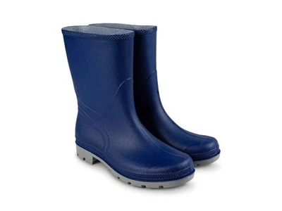 CAR-MEL-SHOES PVC-Stiefel halbhoch, blau, Größe 42