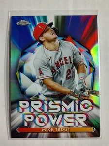 Topps Chrome Mike Trout 2021 refractor de potencia prismático #PP-2 - Imagen 1 de 2
