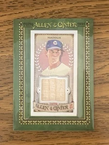 2024 TOPPS ALLEN & GINTER GREG MADDUX MINI FRAMED BAT RELIC - Picture 1 of 5