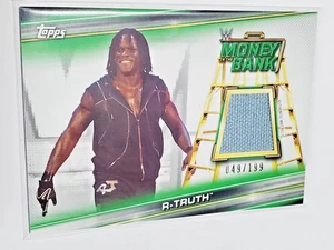 R-Truth 2019 Topps WWE Money in the Bank Superstar Mat Relic 49/199 #MR-RT Karte - Bild 1 von 3