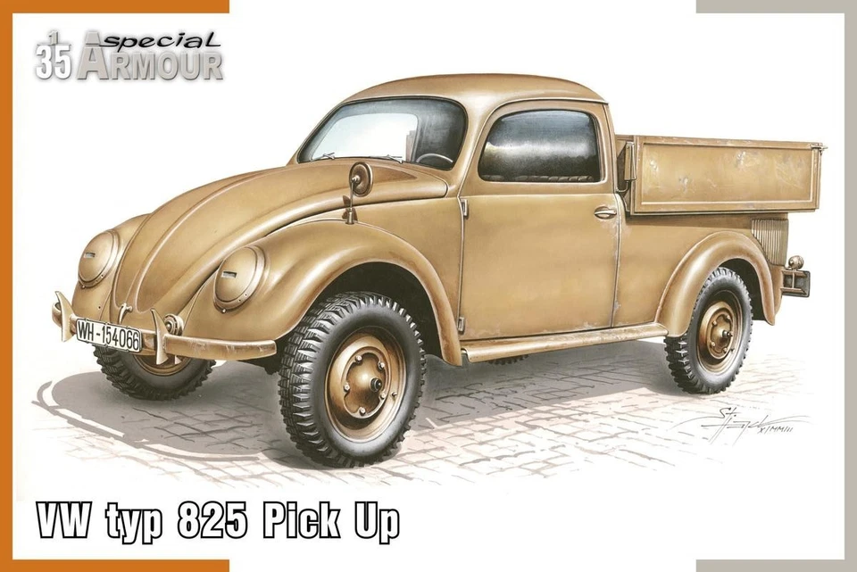 SPECIALE ARMOUR 35007 MODELLO MILITARE VW TIPO 825 ""PICK UP"" 1/35 - Immagine 1 di 1