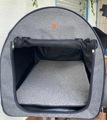 Hundetransporthütte faltbar in Tasche zu verstauen - Bild 1 von 4