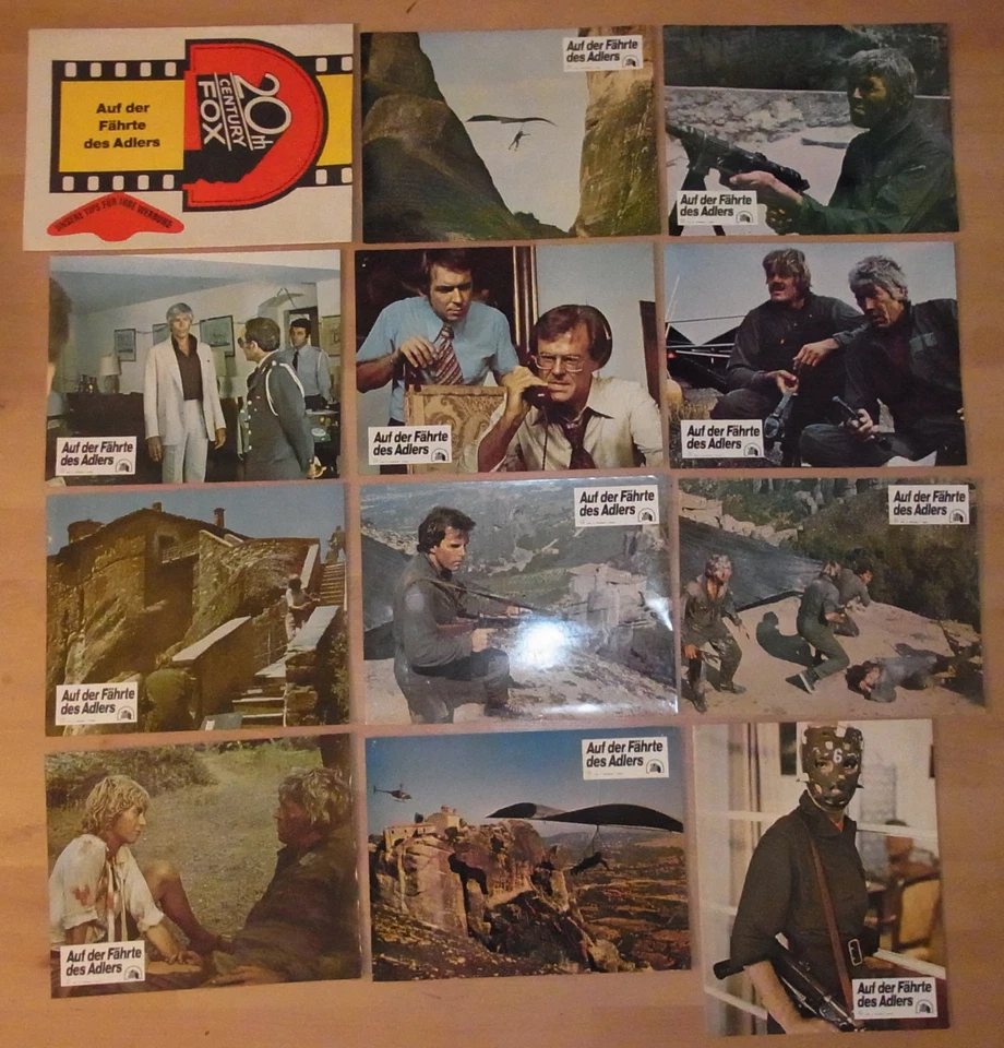 Auf der Fährte des Adlers - James Coburn, Robert Culp - 11 Aushangfotos - Bild 1 von 1