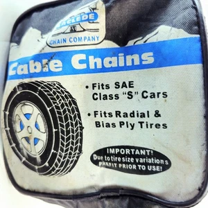 Laclede Cable Tire Chains 1034 Never Used Ice Snow Winter Driving Snap Lock - Bild 1 von 14
