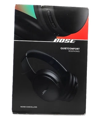 Bose QuietComfort Noise Cancelling Wireless Bluetooth Headphones Black NEW! - Image 1 of 3