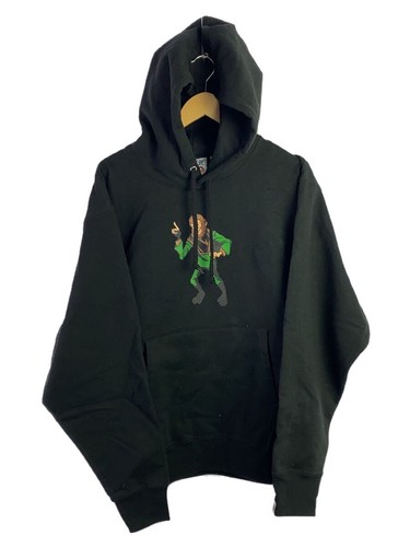 A BATHING APE (BAPE) Felpa con cappuccio A BATHING APE nera L usata