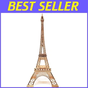 Tower Statue Decor Alloy Metal 24" - Rose Gold Finish - Picture 1 of 6