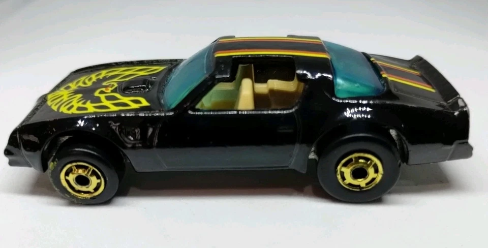 Vintage 1977 Hot Wheels Hot Bird Trans Am Black w/Blackwalls - Blue Windows - Image 1 of 4