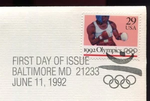 Summer Olympics--Boxing-1st day issue-Golden Replica - Picture 1 of 3