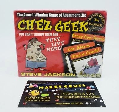 SJG Chez Chez Geek Juego de Cartas Steve Jackson (2ª Edición) Caja - ¡NUEVO SELLADO! Foto 1 de 2
