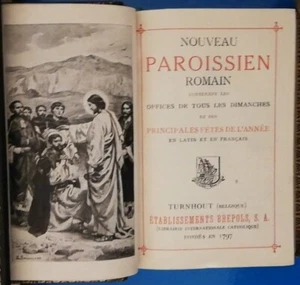 Libro Noveau Paroissien Romain OFFERTISSIMA (LF19) Come da foto - Picture 1 of 6