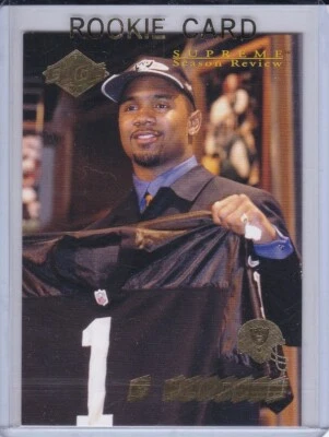 CHARLES WOODSON ROOKIE CARD 1998 Collector's Edge Supreme Season Review RARE RC! - Image 1 of 2