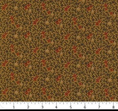 Tela de reproducción FQ HY BTY Butternut and Peppercorn II Pam Buda Garden Grove Foto 1 de 2