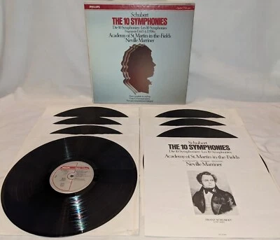 Philips R-215041 Schubert THE 10 SYMPHONIES Marriner 1984 digital stereo 7X LP - Image 1 of 4