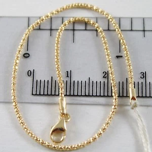BRACCIALE ORO GIALLO O BIANCO 750 18K CESTINO, MINI 1 MM, 19 CM, MADE IN ITALY - Picture 1 of 14
