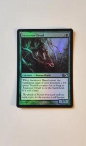 MTG Awakener Druid / Magic Core Set 2011 / FOIL Uncommon NM Condition Card - Picture 1 of 2