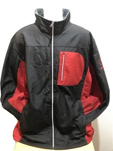 Dwyane Wade Converse Full Zip Embroidered Track Jacket Size 2XL  Black/red - Picture 1 of 11