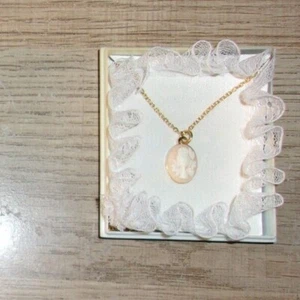 Collar Colgante Primera Comunión Roman Inc. Camafeo Cáliz Nuevo de Lote Antiguo - Imagen 1 de 1