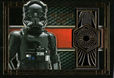 Star Wars The Last Jedi, Tie Fighter Pilot (The First Order ) Emblem Card BG-TF - Image 1 of 2
