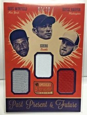 Bryce Harper/Ichiro/Dave Winfield 2013 Panini Americas Pastime GU Jersey #d 3/20