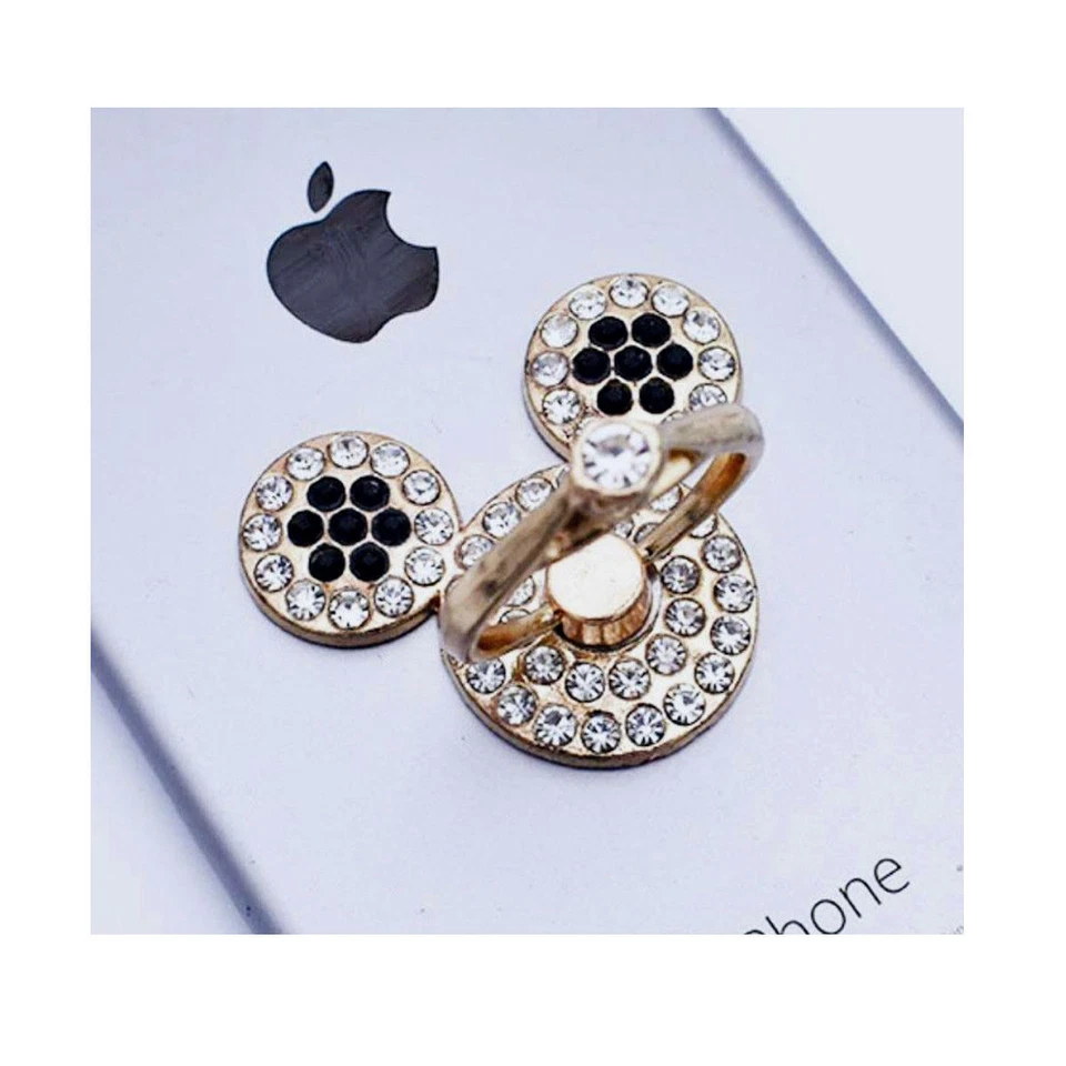 Soporte universal giratorio 360 para anillo de dedo para teléfono celular - RATÓN DE CRISTAL Foto 1 de 4