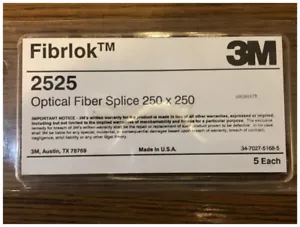 Box mit 5 - 3M 2525 Fibrlok Universal Glasfaser Spleiß - KOSTENLOSER Versand - Bild 1 von 2