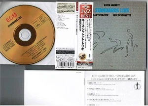 KEITH JARRETT Standards Live JAPAN Mini-LP CD 24k GOLD UCCU-9528 w/OBI+INSERT - Picture 1 of 5