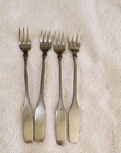 ONEIDA COMMUNITY PAUL REVERE EDELSTAHL SET 4 COCKTAILGABELN - Bild 1 von 3