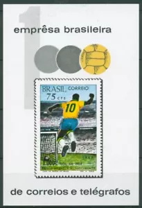 Brasilien 1970 Fußball 1000 Tore von Pelé Block 26 postfrisch (C63303) - Bild 1 von 1