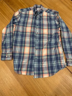 SOUTHERN TIDE Intercoastal Stretch Performance Multicolor Plaid Shirt Sz M - Image 1 of 4