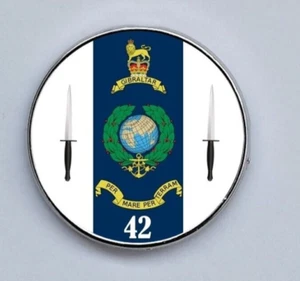 42 Commando Royal Marines Domed Military Lapel pin Badge 25mm - Picture 1 of 2