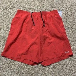 ASICS Men’s Core Pocketed Shorts With Liner Sz. XL NEW MS1249 Red - Bild 1 von 2