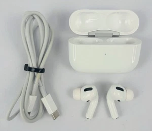 Apple AirPods Pro (1st Gen.) Lightning White w/Charge Case - Zdjęcie 1 z 9